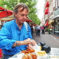 Tony having his kibbeling